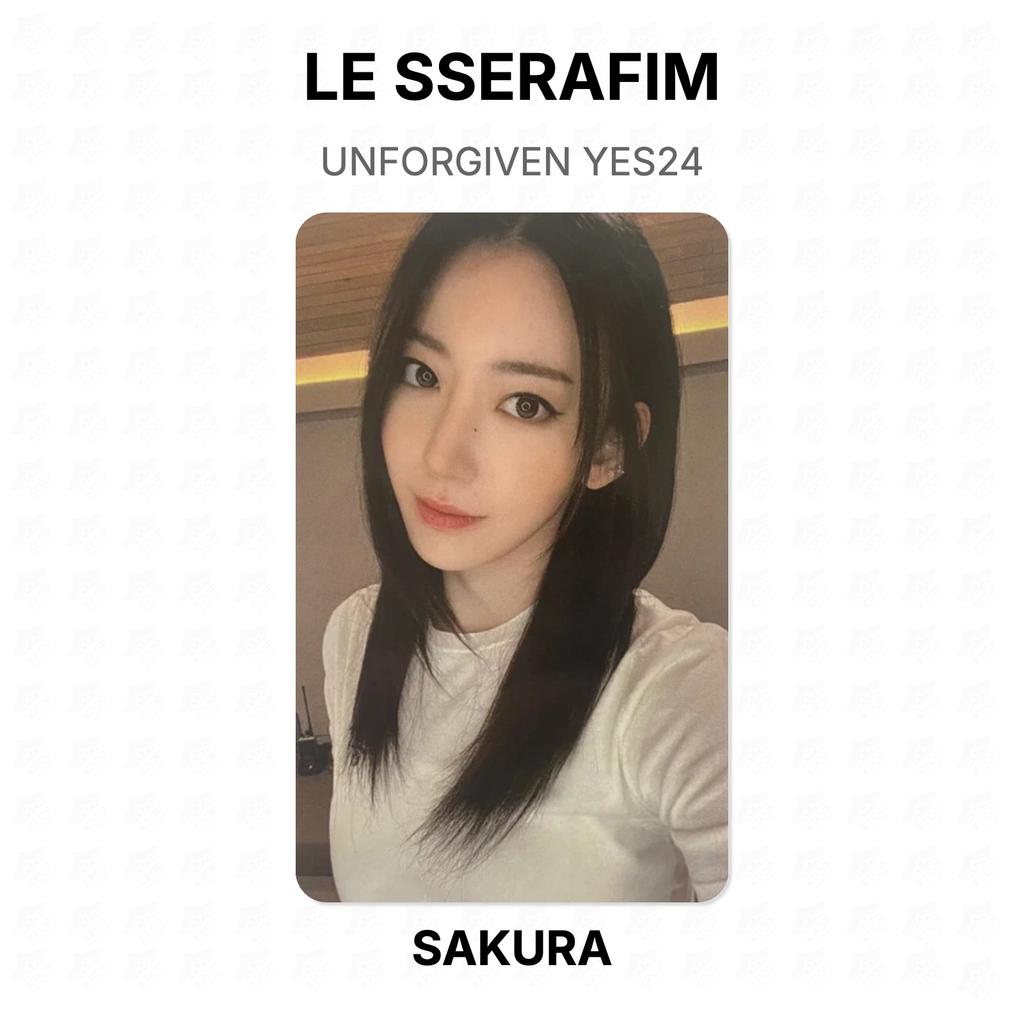 LE SSERAFIM UNFORGIVEN Официальная фотокарточка YES24