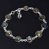 Labradorite 925 Sterling Silver Bracelet, Birthstone Bracelet Gift For Her Mom, Anniversary Gift