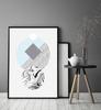 Picture poster In a frame 53x73 cm Geometry P1095