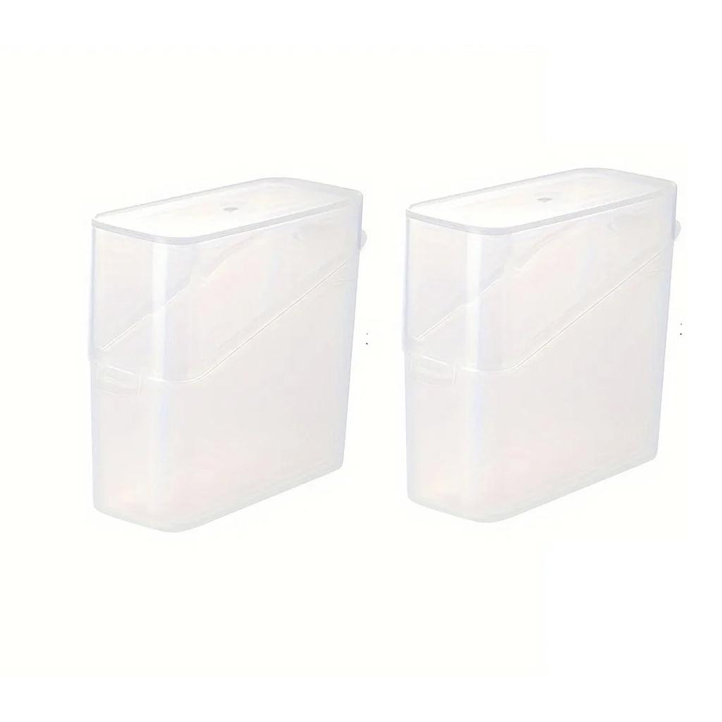 Японский стиль Наклонная прозрачная крышка Коробка для хранения| Чай с сыром Кофе Органайзер для хранения| Контейнер для классификации мелких предметов