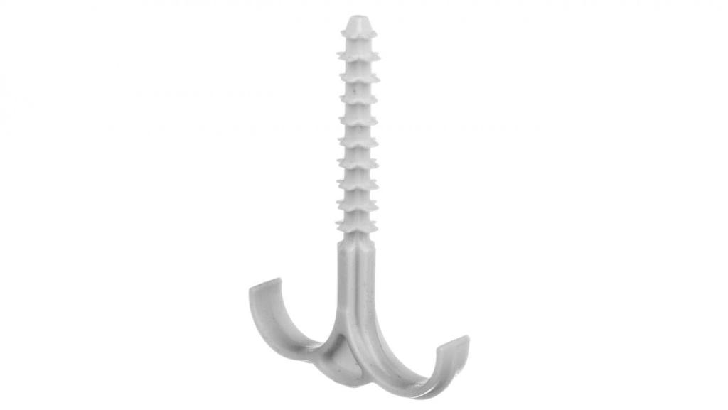 Quick-Mount Hook Cable Holder for Pipes and Cables Fi 18-22mm Usmh-22 Bis 15.4 /25 Pcs./