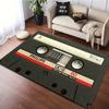 Модный ковер в стиле музыкального радио для гостиной, спальни, противоскользящий коврик, моющийся и устойчивый к пятнам ковер, доступный в различных