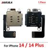 Новый кардридер для SIM-карты для iPhone 11 12 13 14 15 Pro Max Plus Mini Двухслотовый разъем для SIM-карты Внутренний адаптер с гибким шлейфом