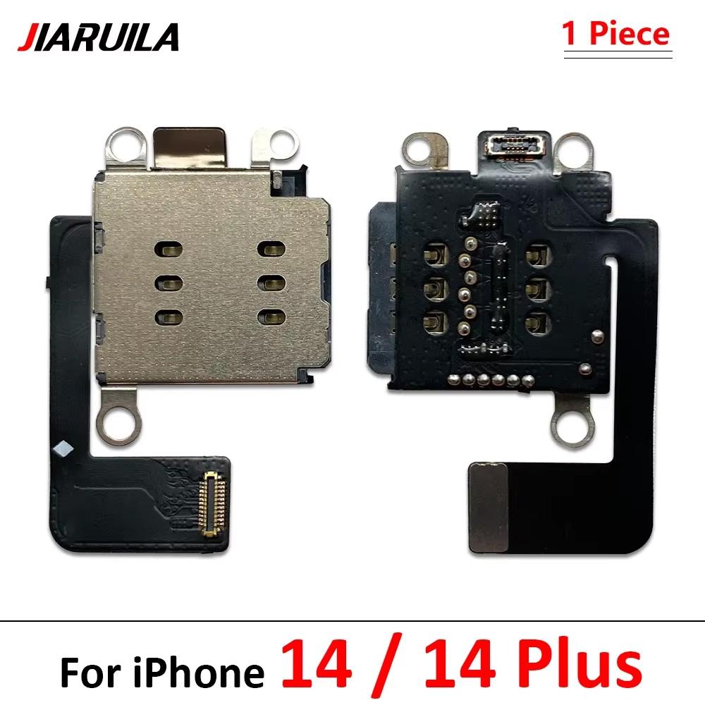 Новый кардридер для SIM-карты для iPhone 11 12 13 14 15 Pro Max Plus Mini Двухслотовый разъем для SIM-карты Внутренний адаптер с гибким шлейфом