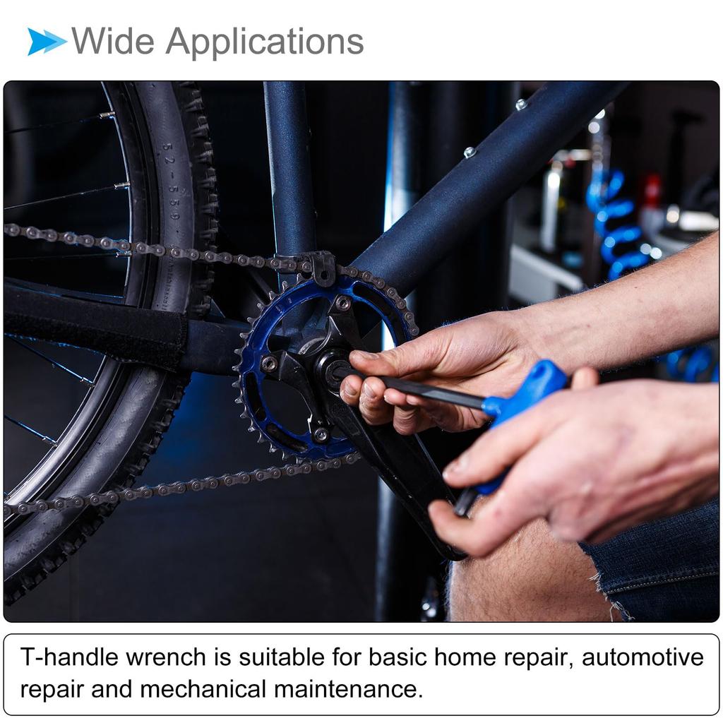 CoCud Шарообразный наконечник Hex 7 мм S2 Металлический черный Основной домашний ремонт и механический 1 шт. Т-образный ключ, Шестигранник, Сталь, Т-образный ключ, (Поддержка приложений),