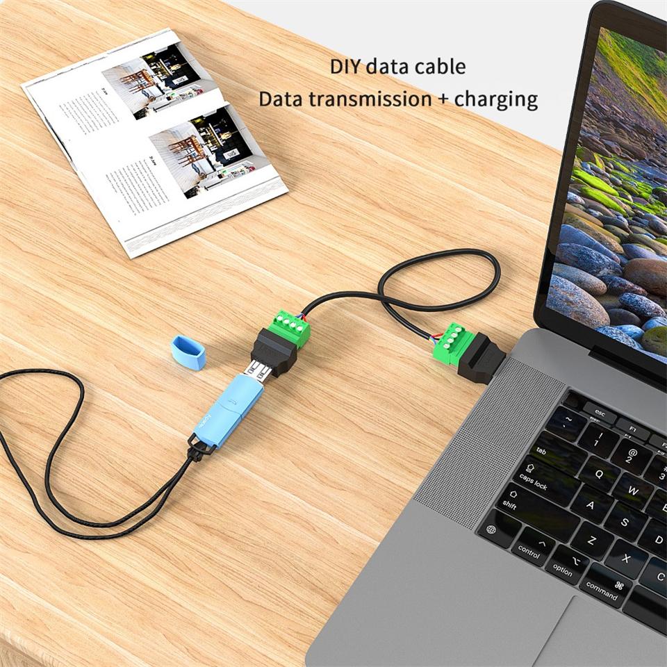 Разъем USB2.0 Избегайте сварки Штекер типа A Адаптер Разъем Гнездо USB Тип A 4-контактный Штекер/Гнездо 4-контактный Винтовой клеммный штекер