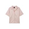 Heritage Top Plain Logo Sports Casual Short Sleeve Polo Shirt Women Tops Pink DM5229-800