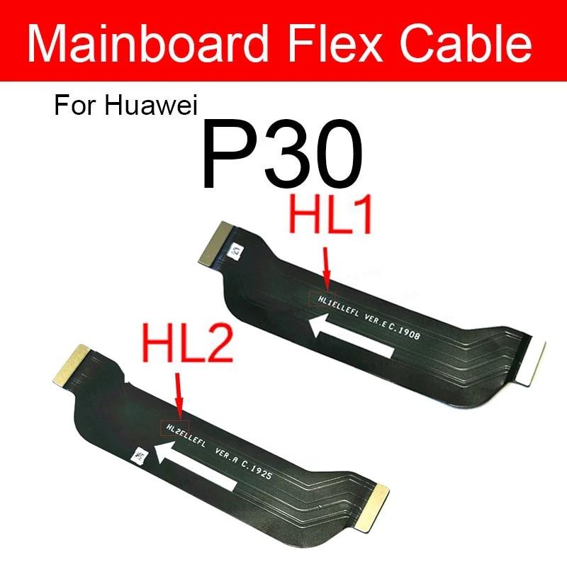 Гибкий кабель материнской платы для Huawei P30 HL1 HL2 P30 Lite P40 Pro Plus P40 Lite E 5G, гибкая лента для подключения материнской платы, детали