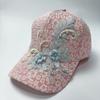 Бейсболка корейская кружевная вышитая цветочная кепка в пасторальном стиле дышащая летняя дорожная защита от солнца универсальная шляпа от солнца