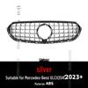 Решетка радиатора Mercedes-Benz GLC 2023-2024 X254 в стиле GT, сетчатая решетка бампера