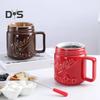 Chocolate Fondue Mug Mini Melting Pot for Butter Ceramic Chocolate Melting Cup 130ml Multi-Function Butter Warmer for Caramel Tapas