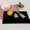 KOKUBO Антибактериальная разделочная доска, черная, прибл.. 34.7 x 21.8 x 0.5 см, Безопасно для посудомоечной машины, Сделано в Японии, Эластомерный лист, Резина, Устойчив к плесени, Стильный