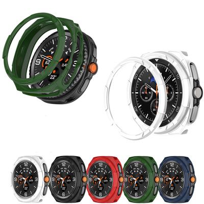 Чехол для ПК + Защитное кольцо Для Samsung galaxy watch 8 classic 46 мм Аксессуары Полый бампер-оболочка Для galaxy watch 8 classic чехол