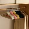 Flocking Hangers Plastic Non-Slip Clothes Support Adult Multi-Functional Wardrobe Storage Clothes Hanging Seamless Household Drying Hangers