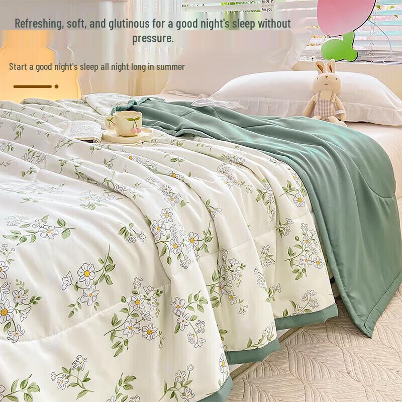 Jiuzhulu Class A Antibacterial Machine-Washable Summer Fiber Comforter