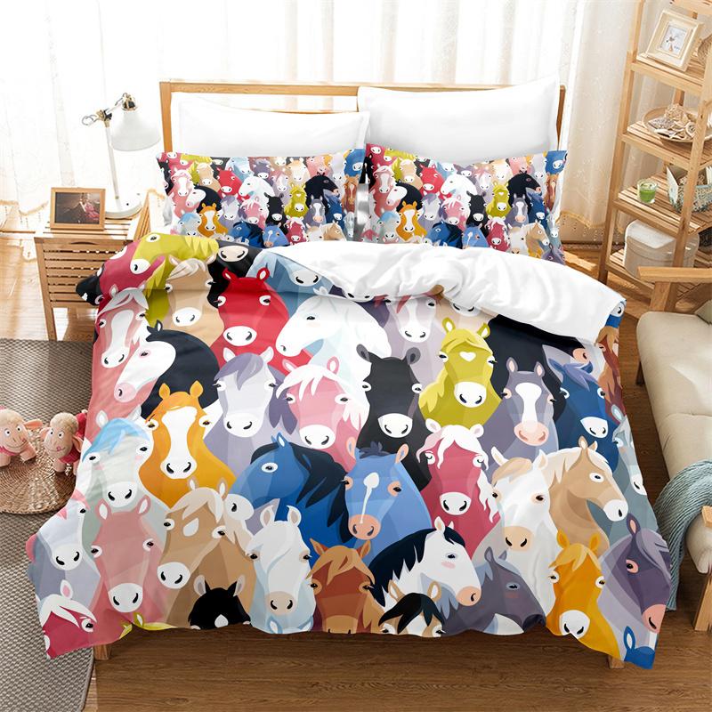 Cartoon Animal Bedding Collection Animal Theme Duvet Cover Collection Fashion Duvet Cover ChildrenS Bedroom Cartoon Duvet Cover Bedding Collection