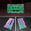 Women Wallet Clutch Female Long Noctilucent Purse Geometric Zipper Glowing Phone Wallet Ladies Fashion Luminous Clutch