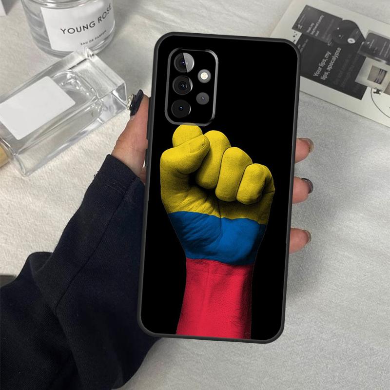 Чехол с флагом Колумбии для Samsung Galaxy A54 A34 A14 A36 A56 A06 A13 A53 A32 A12 A22 A52 A35 A17 A16 A55 A15
