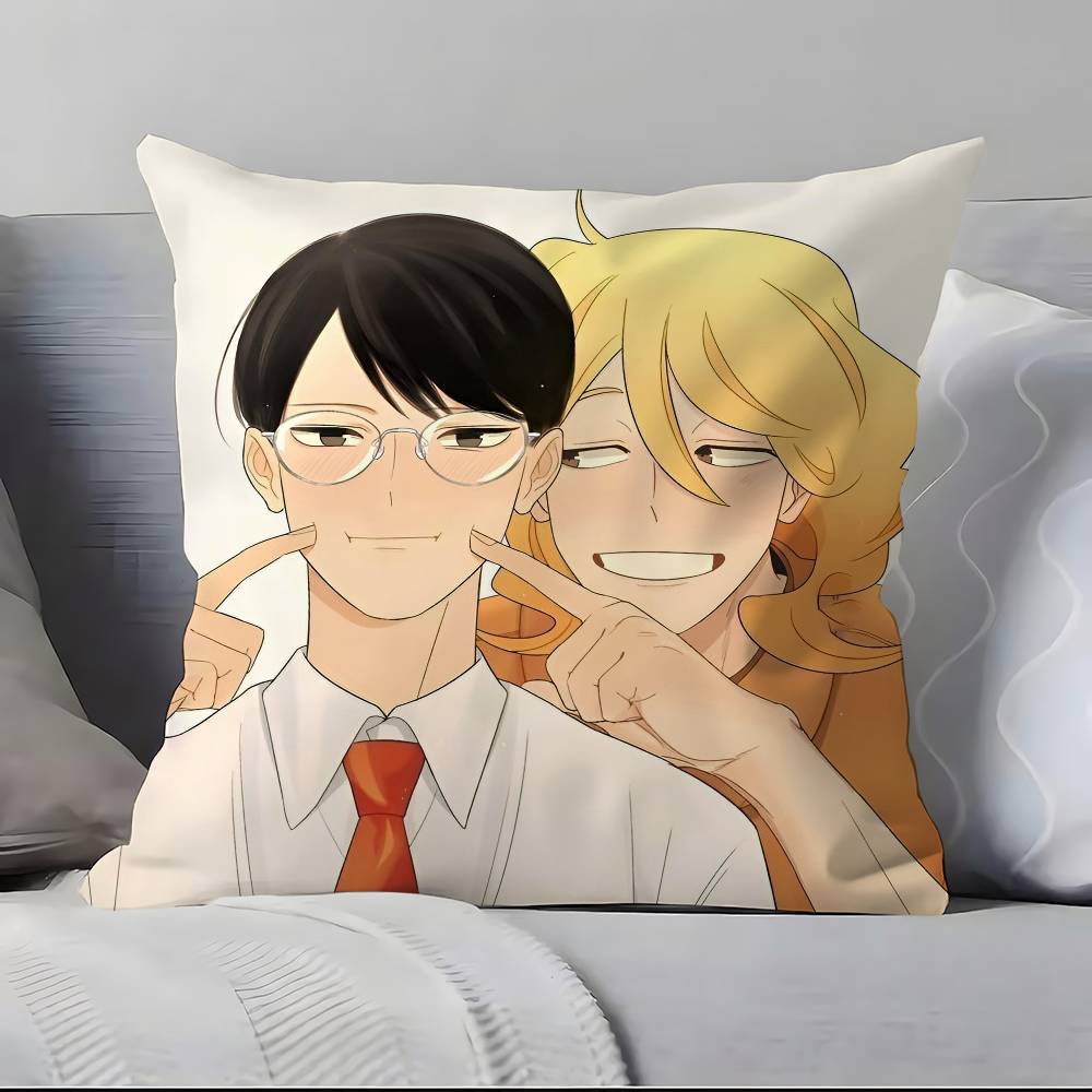 Anime D-Doushisei Pillow Case Ultra Soft Skin Friendly Fabric Cloud Like Comfort & Concealed Zipper