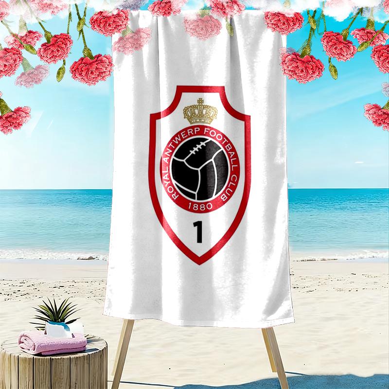 Royal Antwerp Fc Print Beach Towel Large Soft Quick Dry Towel For Beach Camping Swimming
