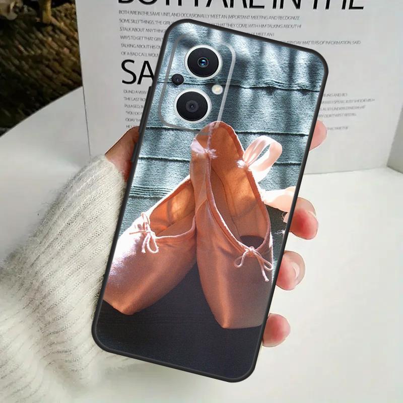Чехол для пуантов Ballet Ballerina Shoes для OPPO Reno 11F 10 Pro 4 5 6 7 8 Lite 4Z 5Z 8T OPPO Find X6 X5 Pro X2 X3 Neo Cover