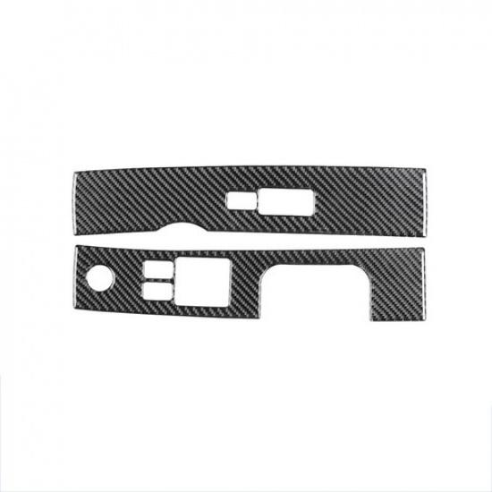 Carbon Fiber Door Window Lift Button Panel Cover for nissan Nissan 350Z 06-09