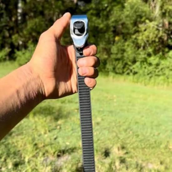 Прочный ремень с замком-защелкой Компактный портативный многоцелевой ремень с храповым механизмом Регулируемая металлическая пряжка с храповым механизмом