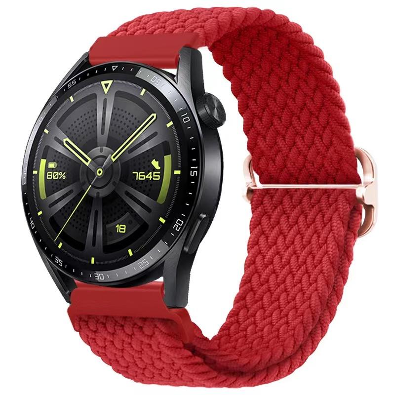 22-мм нейлоновый ремешок-петля для Samsung Watch 46 мм/Gear S3/3/4/5/6/7/Huawei Watch GT/2/3/GT5 Pro 46 мм Плетеный браслет для Amazfit GTR