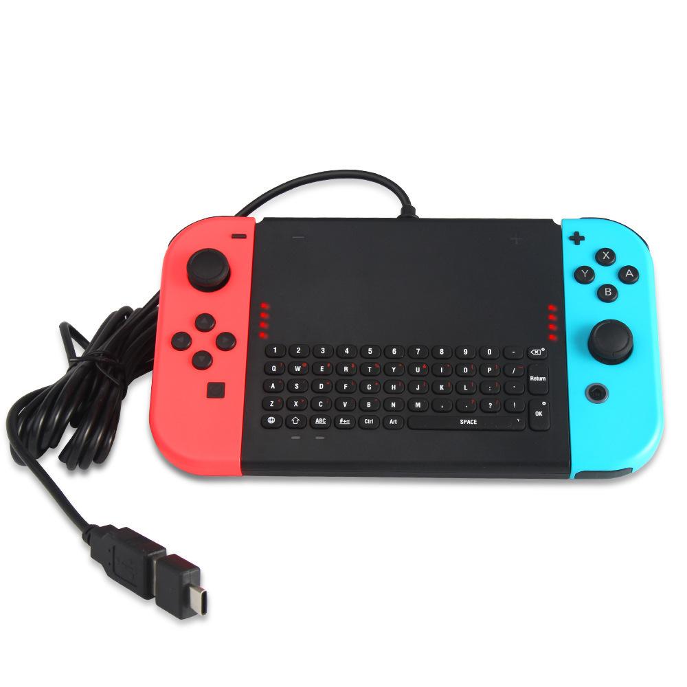 Полезная беспроводная игровая клавиатура 2.4G для игровой консоли N-Switch Joy-Con