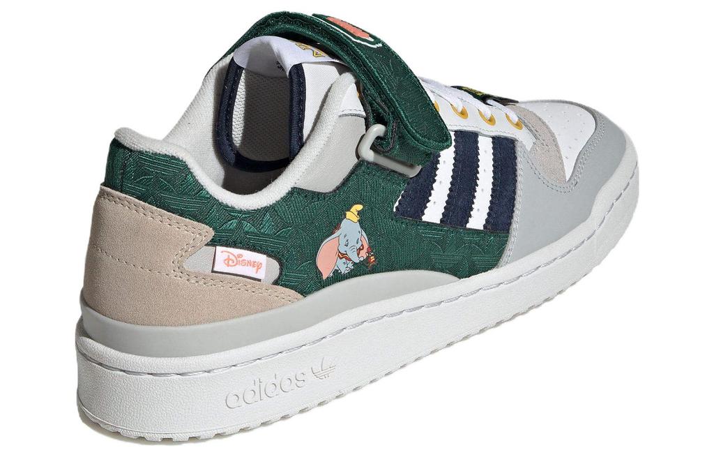 Adidas Originals Forum Disney Low "Dumbo" Sneakers - White Grey Blue Green IE5878