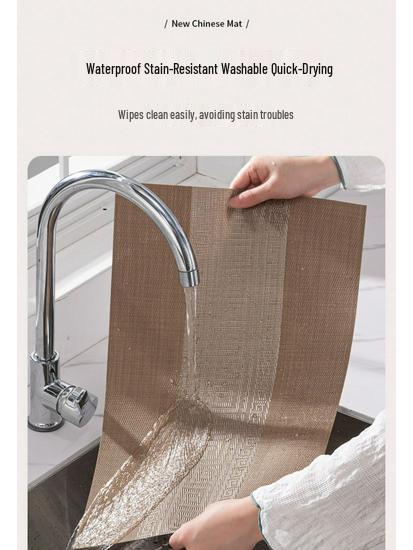 Zen Style Waterproof Table Runner & Tea Mat - Luxury Dining & Coffee Table Decor
