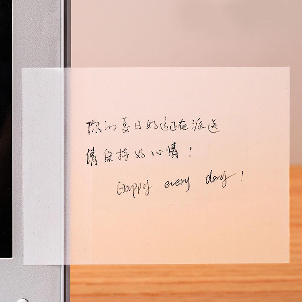 To Do List Note Paper N times PET Stickers Transparent Note Paper Transparent Sticky Notes Memo Pad