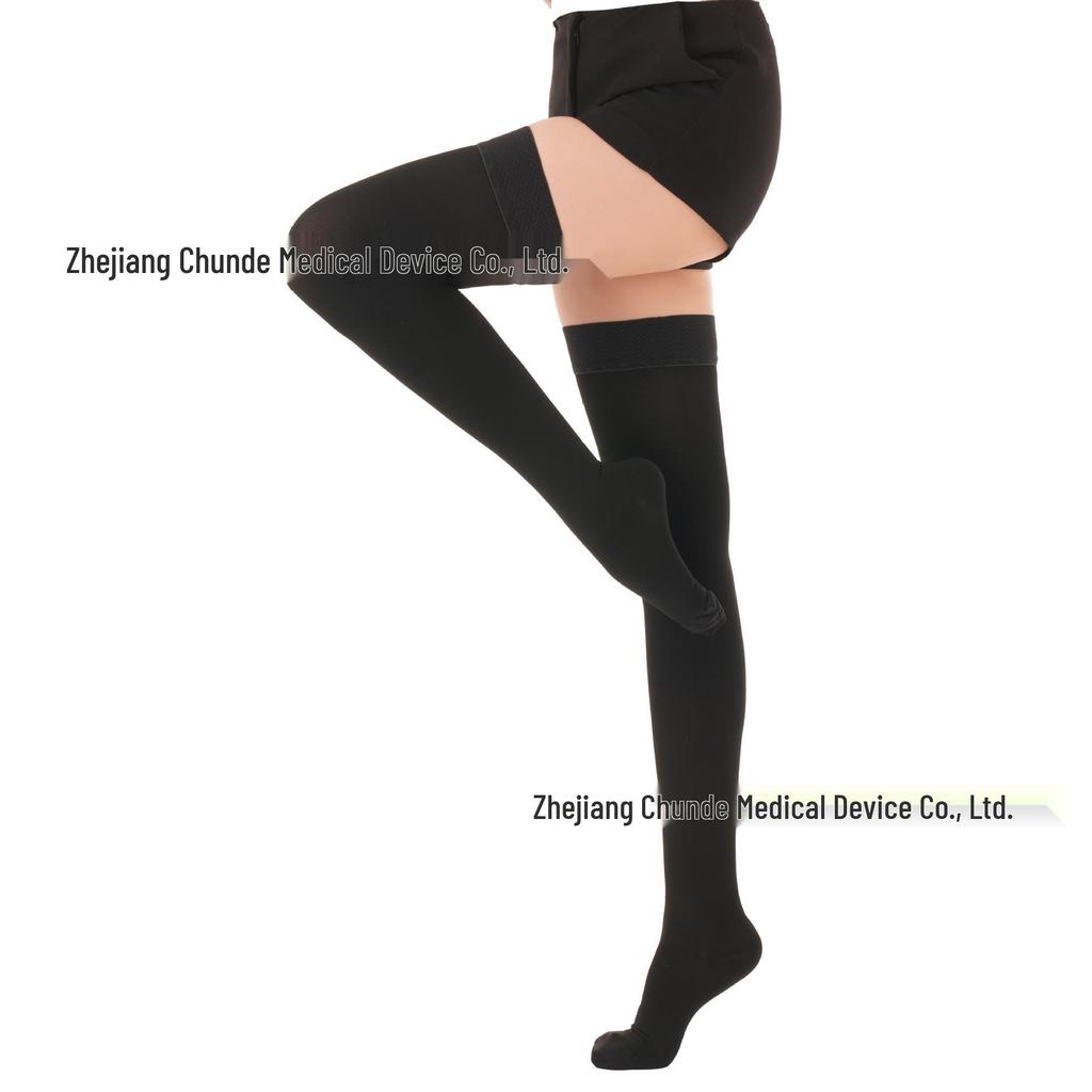Компрессионные чулки до бедра для варикозного расширения вен и поддержки сухожилий