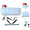 Tank Mixing Bottle, Thick-walled PP Oil Container with Valve, Practical for Spare Parts, 2 Field