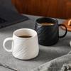Men's Large Ceramic Mug with Rock Texture for Tea & Water