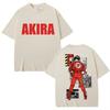 Japanese Anime Akira T Shirt Science Fiction Movie Shotaro Kaneda Unisexga Summer Tee Unisex Women Fashion pure Cotton Casual T Shirts