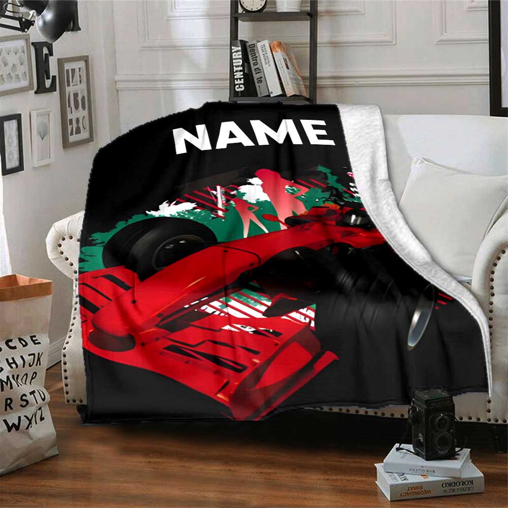 Truck Personalized Name Blanket Throw Personalized Blanket Soft Warm Cozy Throw For Bed Sofa Office Chair Livingroom Ideal for All Seasons