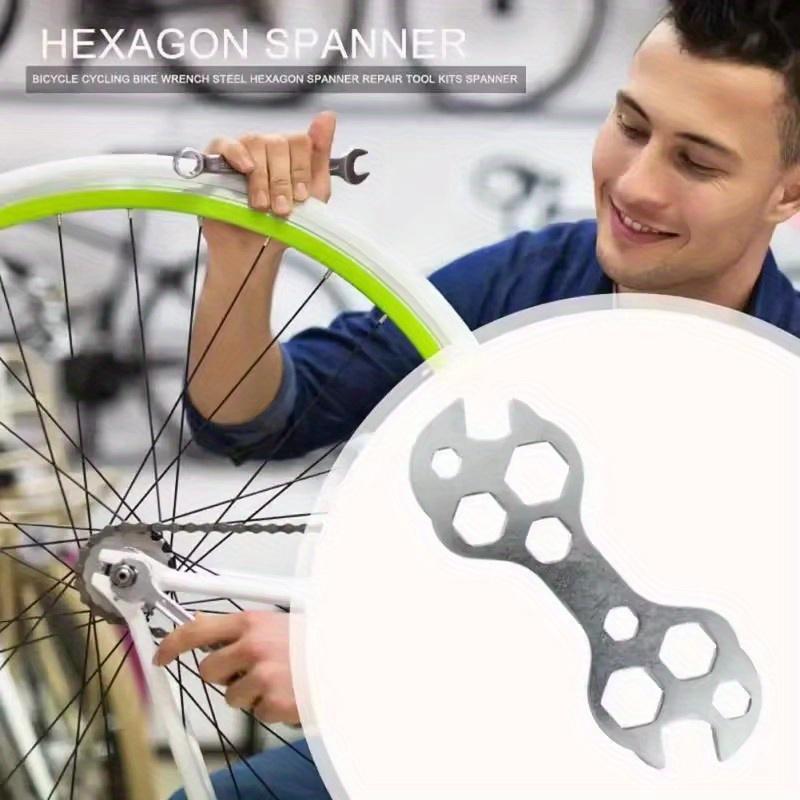 Cycling Portable Multitool Wrench Hex Multihole Screw Wrench Spanner Bicycle Repair Hand Tools Cycle Bike Repair Tool