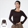 Женский облегающий топ для йоги с длинным рукавом Bo Jue