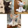 Devon Black Rex Cat Plush Toy Doll Pillows With Various Colored Eyes Girls Gift