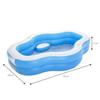 Piscine Gonflable Enfant - Bestway - Bateau avec Gouvernail et Parasol - 270x198x51 cm - Bleu