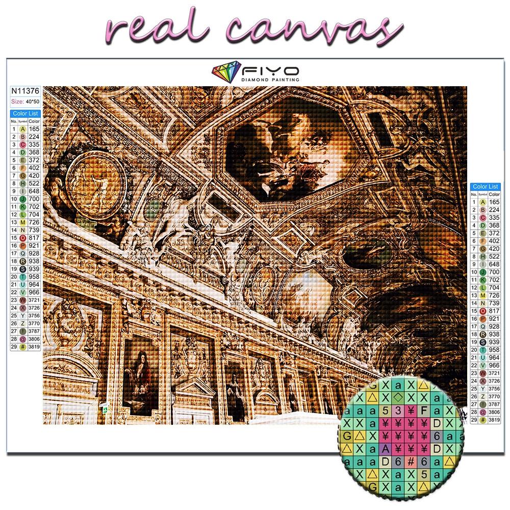 Алмазная картина Лувр Алмазная мозаика Ремесло Алмазная вышивка Картина