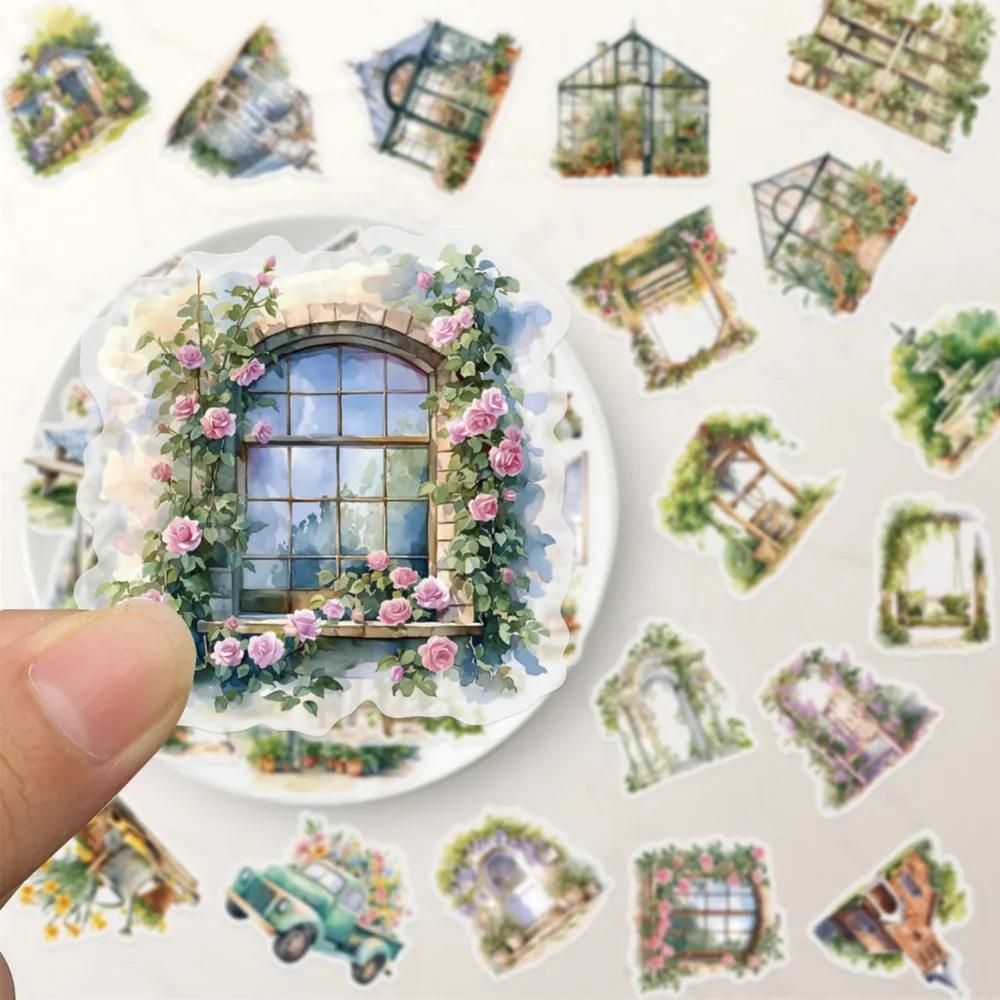 Набор из 50 прозрачных мультяшных наклеек-образцов - Прозрачные ПЭТ-наклейки