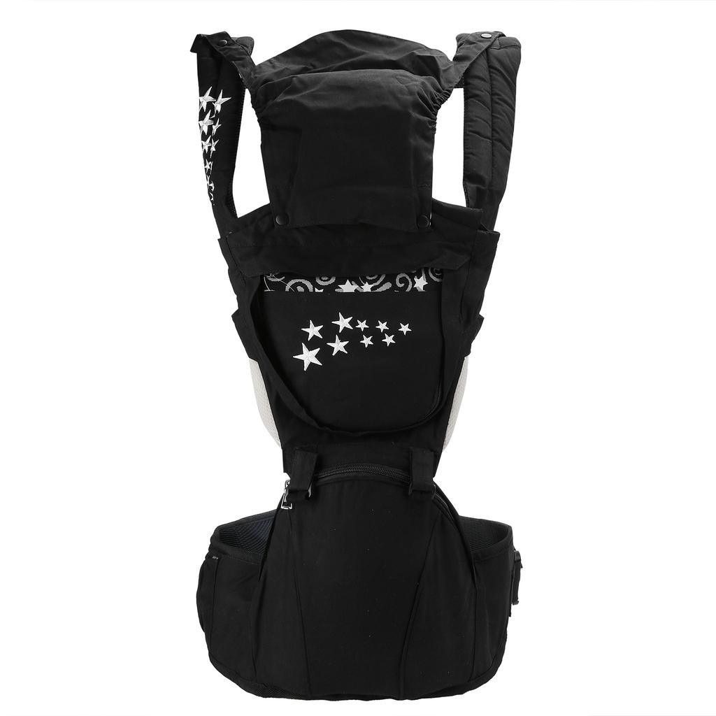 Эргономичный табурет-переноска для младенцев Baby Hipseat, переноска-переноска для новорожденных, слинг-обертка спереди, черный