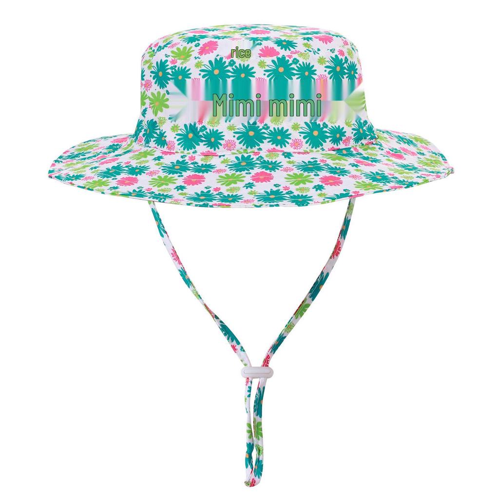 Breathable Adjustable Bucket Hat for Toddlers - Quick-Dry, Windproof, Sun Protection