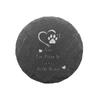 Personalized Dog Memorial Stones Paw Prints Stones Grave Markers Personalized Cat Grave Marker Plaque Stone for Dog Cat