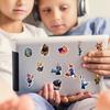 55 Decorative Stickers For Desktop, Phone Case, Skateboard,  Cartoon Animation Design
