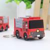 Прекрасный пожарная машина светодиодный звуковой брелок для ключей сумочка висит декор игрушка в подарок