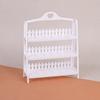 Mini Simulation Play House Bread Rack Flower Rack Supermarket Model Doll House Ornament Children Play House Toys