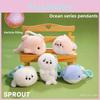 Seals Life Sea Dolphin Plush Keychain Toy Doll For Bag Collectors Decoration